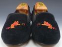 SHIPTON & HENEAGE sz 5 LITTLE IMP VELVET SLIPPERS 