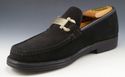 FERRAGAMO sz 8 JAZZ SUEDE GANCINO BIT LOAFERS UR29