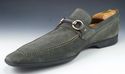 MAGNANNI sz 12 SUEDE APRON TOE BIT LOAFERS 15842 M