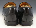 FERRAGAMO sz 7.5 DEAN PATENT TUXEDO LOAFERS UH7670