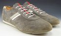 PRADA sz 7.5 PERFORATED SUEDE SNEAKERS 4E2335 MENS