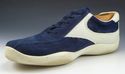 PRADA sz 9.5 SUEDE & LEATHER SNEAKERS 4E0919 MENS 