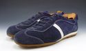 PRADA sz 7 SUEDE LACE UP SNEAKER 4E1965 MENS BLUE 