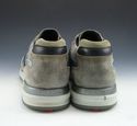 PRADA sz 9.5 SUEDE & NYLON SNEAKER 4E2006 MENS GRA