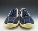 PRADA sz 10 SUEDE & LEATHER SNEAKERS 4E0919 MENS F