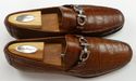 FERRAGAMO sz 8.5 FAVORITO ALLIGATOR BIT LOAFER UR9