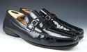 FERRAGAMO sz 11 PATENT GANCINI BIT LOADERS TN11658