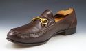 CHURCH'S sz 11N HANDMADE LEATHER BIT LOAFERS 203 M