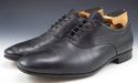 PRADA sz 6.5 LEATHER CAP TOE OXFORDS 2E2720 MENS B