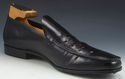 PRADA sz 8.5 PERFORATED LEATHER LOAFERS 2D0147 MEN