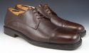 FERRAGAMO sz 7.5 POSILLIPO CAP TOE OXFORDS UH35992