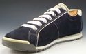 PRADA sz 7.5 SUEDE ROUND TOE LACE UP SNEAKERS 4E21