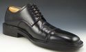 GUCCI sz 8.5 SMOOTH LEATHER CAP TOE OXFORDS 111526