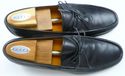 GUCCI sz 46 N LEATHER LACE ACCENT LOAFERS 1100009 