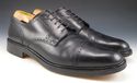 SANTONI sz 11.5 LEATHER CAP TOE OXFORDS 111290 MEN