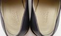 GUCCI sz 9.5 LEATHER PLAIN TOE OXFORD 281937 MENS 