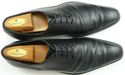 DOLCE & GABBANA sz 8 TEXTURED LEATHER PLAIN TOE OX