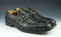 New - GUCCI sz 10 CROCODILE BIT LOAFERS 286711 MEN