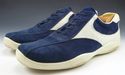 PRADA sz 9.5 SUEDE & LEATHER SNEAKERS 4E0919 MENS 