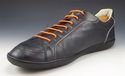 LOUIS VUITTON sz 11 LEATHER LOW CUT SNEAKERS GO008