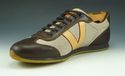 LOUIS VUITTON sz 6.5 LEATHER & CANVAS SNEAKERS LI1