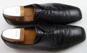 PRADA sz 8.5 LEATHER BICYCLE TOE OXFORDS 2E2622 ME