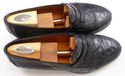 FERRAGAMO sz 9.5EE TEXAS CROCODILE LOAFERS UG12813