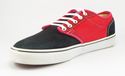 VAN'S sz 12 SUEDE & CANVAS LOW CUT SNEAKERS MENS B