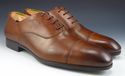 New - SANTONI sz 10.5 EE SALEM CAP TOE OXFORDS MEN