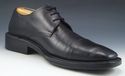 GUCCI sz 8 LEATHER CAP TOE OXFORDS 1115339 MENS BL