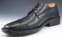 GUCCI sz 8 LEATHER CAP TOE OXFORDS 1115339 MENS BL