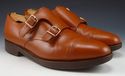 JOHN LOBB sz 6 WILLIAM DOUBLE MONK STRAP OXFORDS M