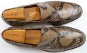 COLE HAAN sz 9.5 SNAKESKIN VENETIAN LOAFERS CO3283