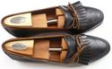 FERRAGAMO sz 10 B LEATHER KILTIE LOAFERS 00459 MEN