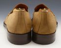 FERRAGAMO sz 8 NUBUCK LEATHER STRAP LOAFERS PUE282