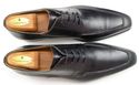 MAGNANNI sz 12 LEATHER MOC TOE BLUCHERS 15375 MENS