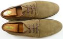 JOHN VARVATOS sz 11.5 MONACO STAMPED SUEDE DECK OX