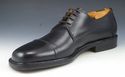 FERRAGAMO sz 7.5 POSILLIPO CAP TOE OXFORDS UI6377 