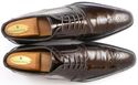 DOLCE & GABBANA sz 9 PATENT LEATHER WINGTIP OXFORD