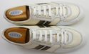 GUCCI sz 8 LEATHER & NYLON FABRIC SNEAKERS 237715 