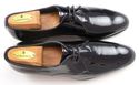 New - SANTONI sz 7 PATENT LEATHER OXFORDS 993301 M