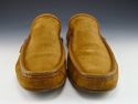 GUCCI sz 9 SUEDE DRIVING MOCCASINS 141991 MENS BRO