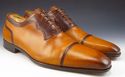 MAGNANNI sz 11.5 LEATHER CAP TOE OXFORDS 11664 MEN