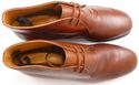 New - SANTONI sz 10.5 LEATHER PLAIN TOE CHUKKA BOO