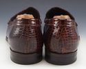 DSQUARED2 sz 42.5 REPTILE EMBOSSED LOAFERS 310371 