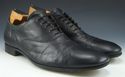 PRADA sz 9.5 LEATHER CAP TOE OXFORDS 2E2720 MENS B