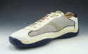 PRADA sz 8 LEATHER & NYLON MESH SNEAKER 201135 MEN