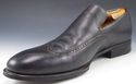 GUCCI sz 11 LEATHER WINGTIP LOAFERS 138216 MENS BL