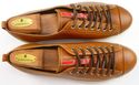 New - PRADA sz 10 LEATHER LOW CUT SNEAKERS 4E2406 