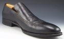 GUCCI sz 11 LEATHER WINGTIP LOAFERS 138216 MENS BL